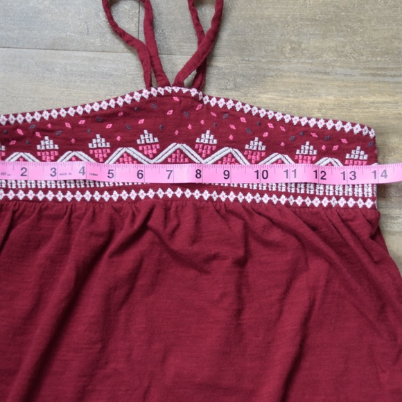 Old Navy Boho Halter Dress with Embroidery - Picture 3 of 5